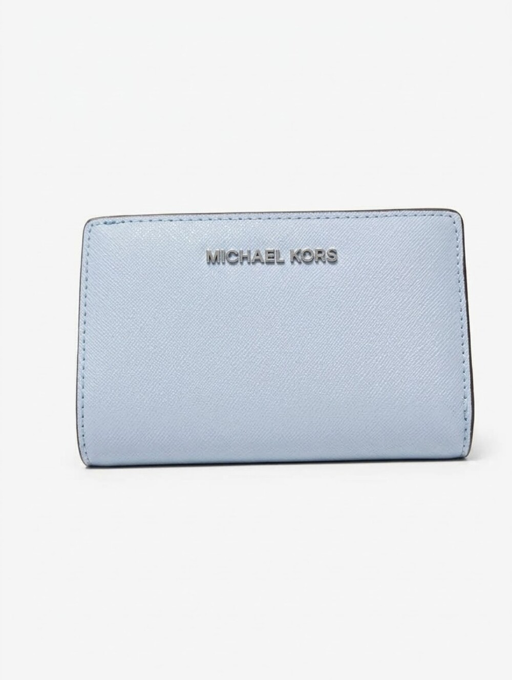 Michael Kors Pale Blue Saffiano Leather Bifold Wallet
